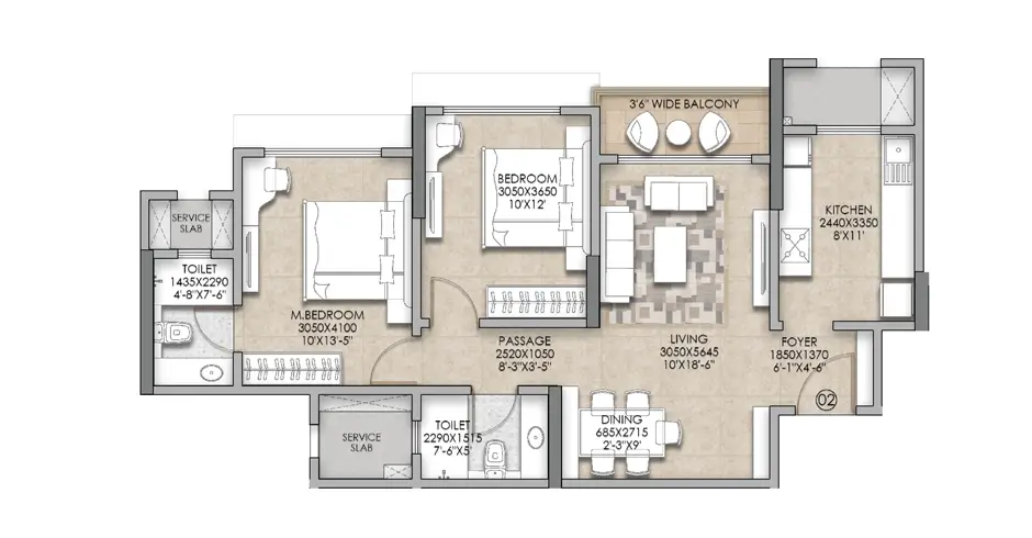 Raymond Realty Bandra Floor Plans