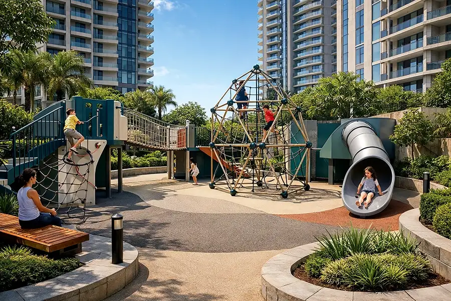 Raymond District 9 Thane Kids Play Area Raymond District 9 Thane Kids Play Area